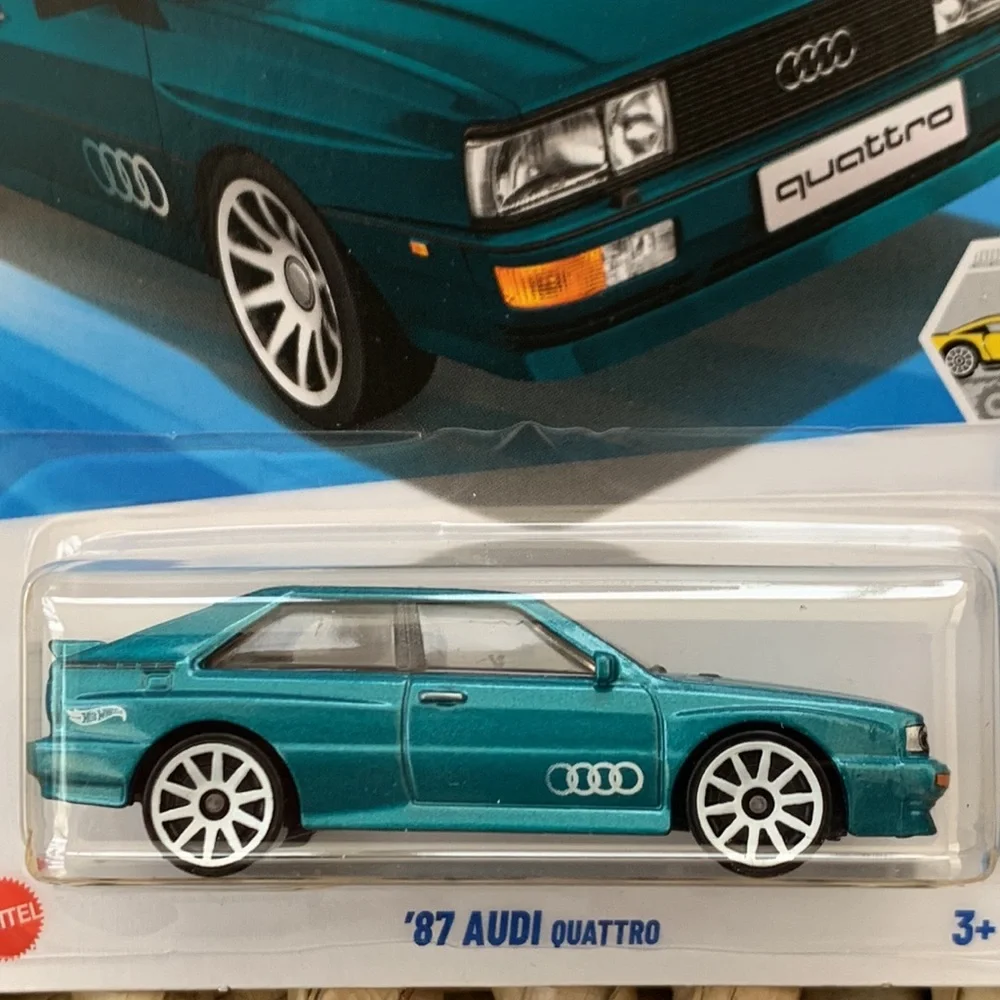 Hot Wheels 1987 Audi Quattro 1980s Diecast 80s Green Car Hotwheels Mattel 2025 🆕